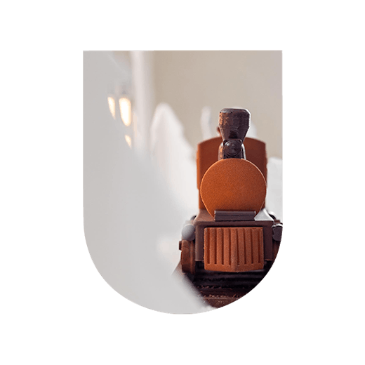 "La Chocomotive" by Maxime Frédéric from the Hôtel Cheval Blanc and U'wine wine